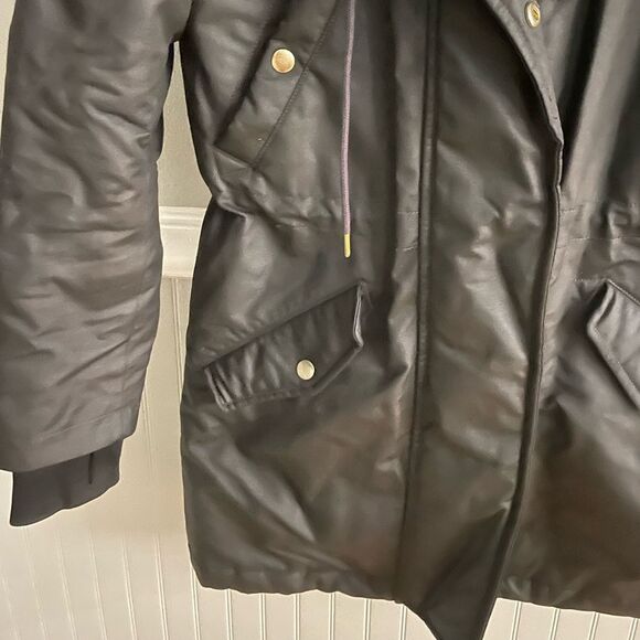 J. Crew Perfect Winter Parker Waterproof Primaloft Women's Size XS Petite Black - Picture 8 of 12